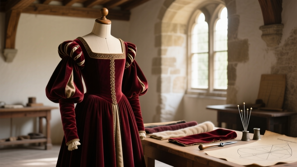 15th-Century Burgundian Houppelande Construction Guide 2026