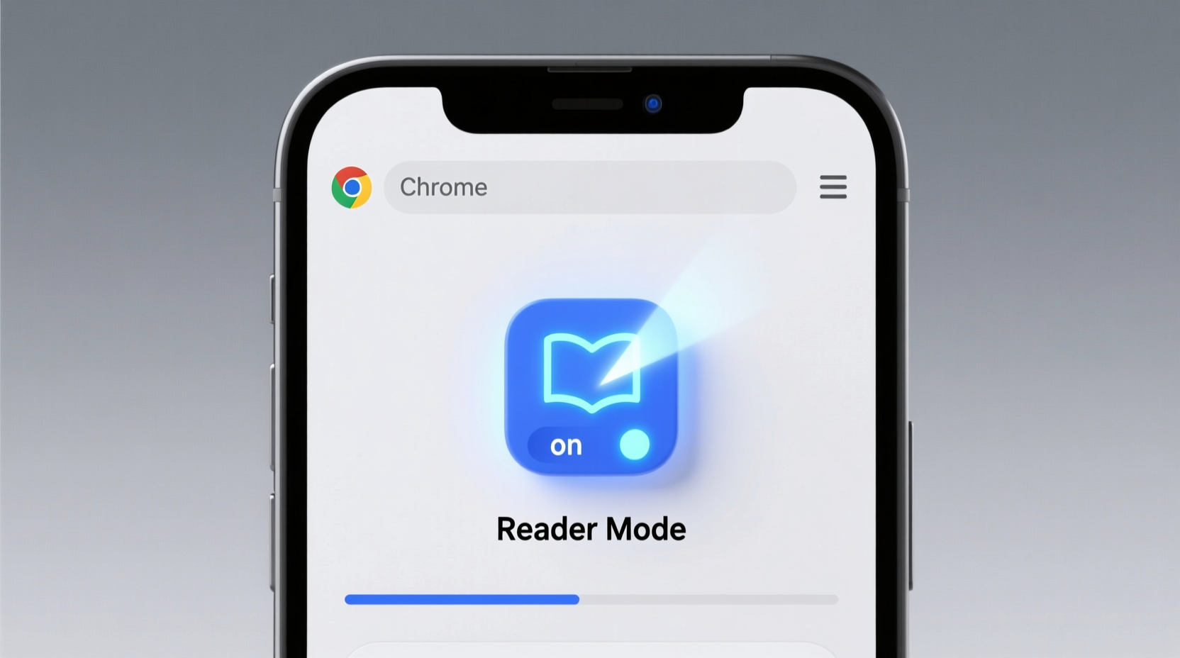 enable the new hidden reader mode in chrome for andro
