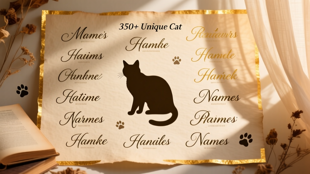 350+ Unique Cat Names for Your One-of-a-Kind Cat