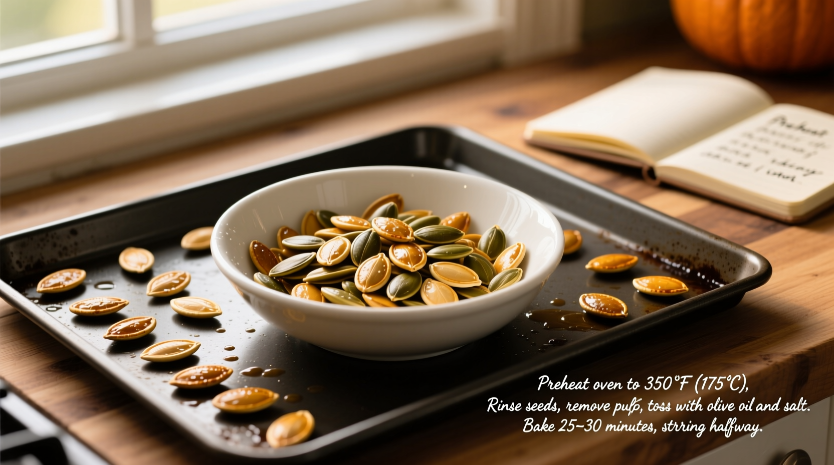 Perfectly Baked Pumpkin Seeds: Simple Oven Recipe