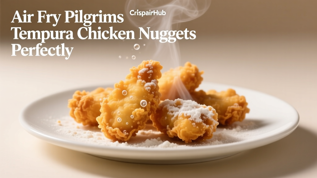 Air Fry Pilgrims Tempura Chicken Nuggets Crispy