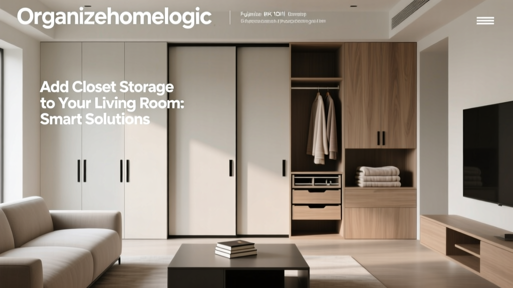Add Closet Storage to Your Living Room: Smart Solutions