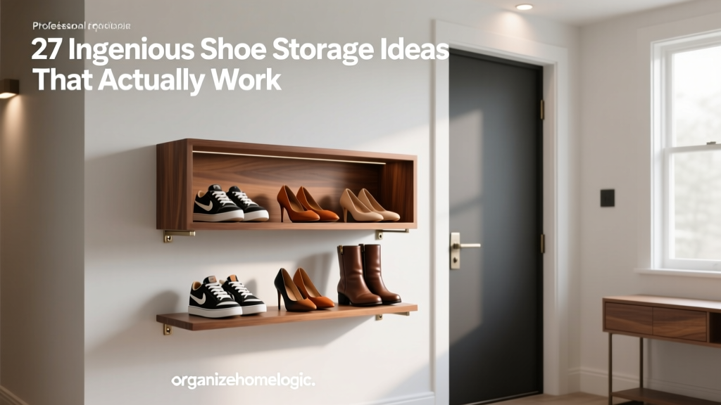 27 Ingenious Shoe Storage Ideas That Actually Work