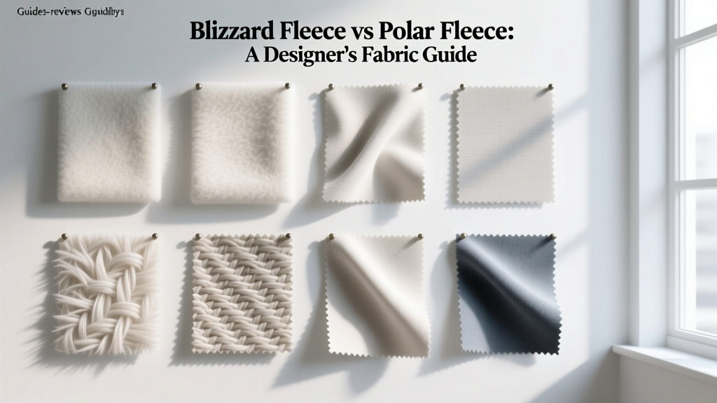 Blizzard Fleece vs Polar Fleece: A Designer’s Fabric Guide
