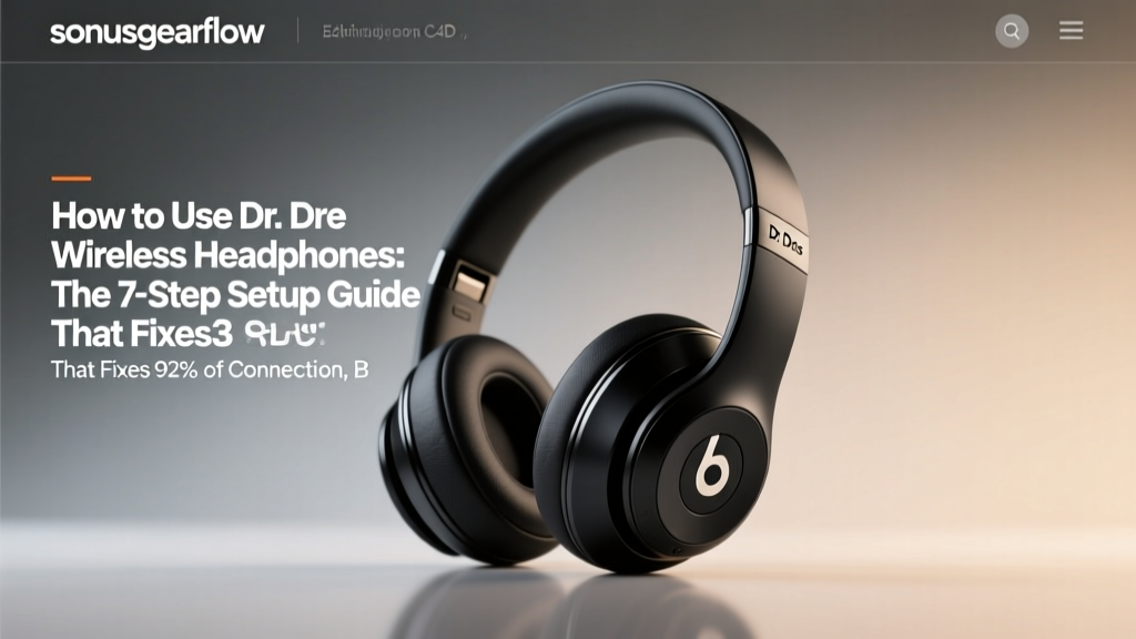 Dr. Dre Beats Wireless Setup & Troubleshooting Guide