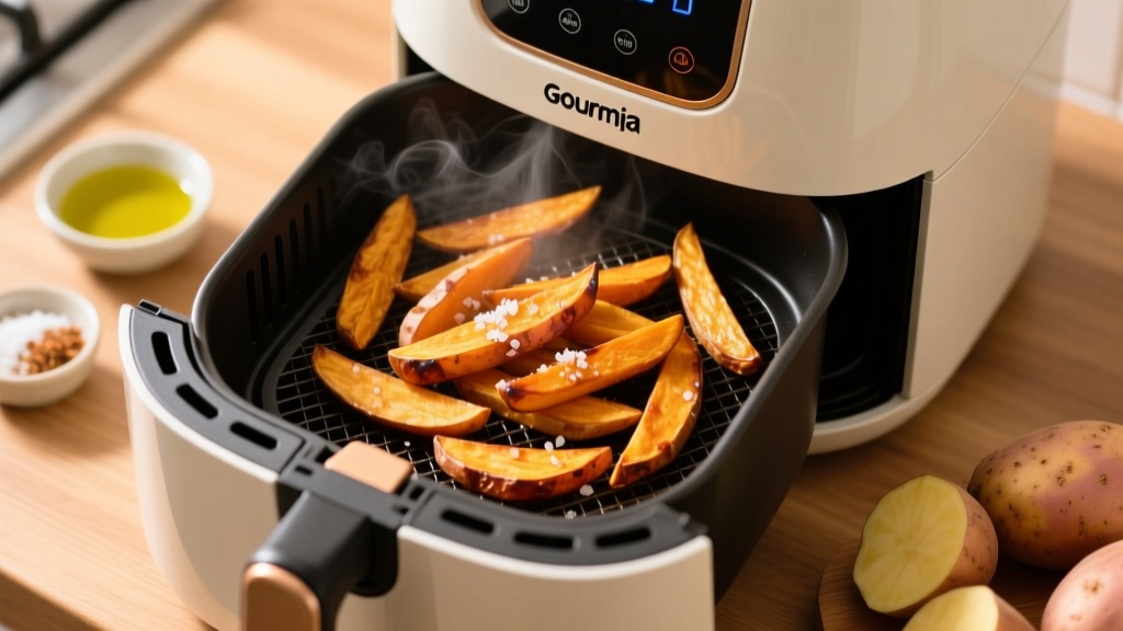 Perfect Sweet Potato Fries in a Gourmia Air Fryer