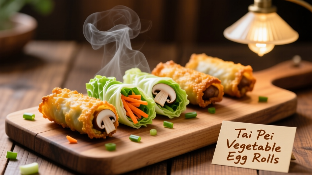 Perfect Air Fryer Tai Pei Vegetable Egg Rolls