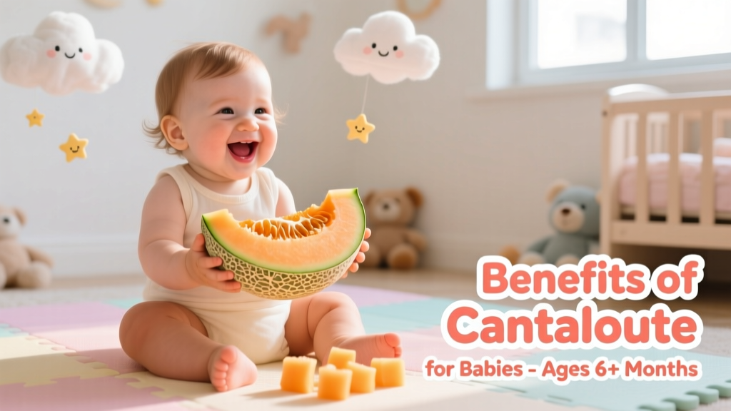 Muskmelon (Cantaloupe) for Babies: Nutritional Benefits, Safe Introduction Age, and Practical Feeding Tips