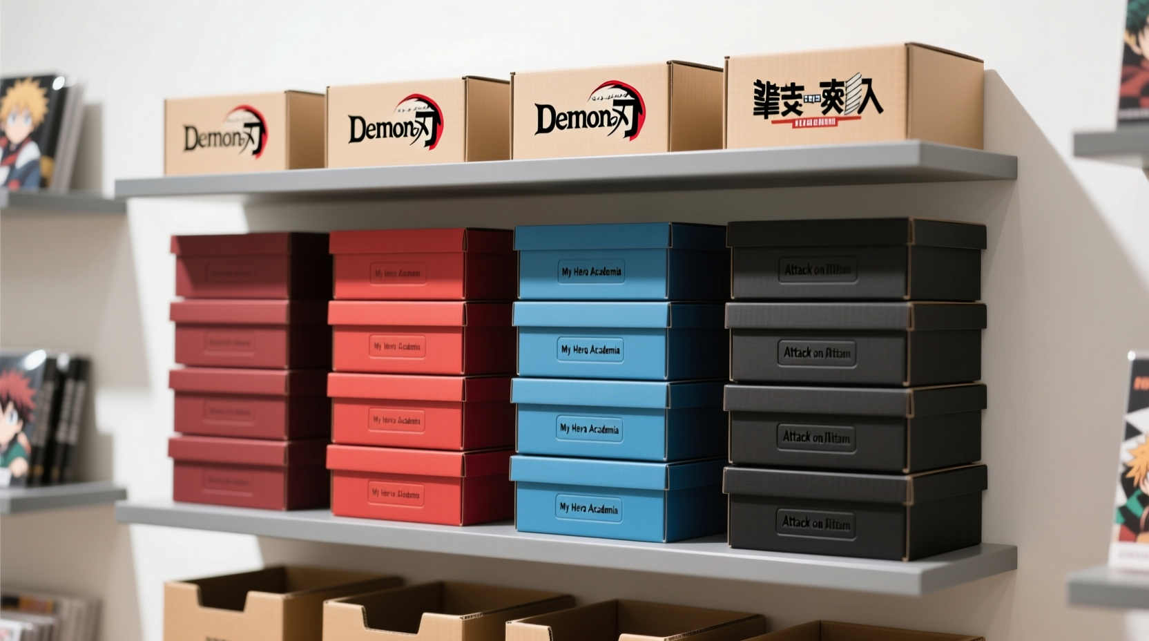 anime merch box organization tips