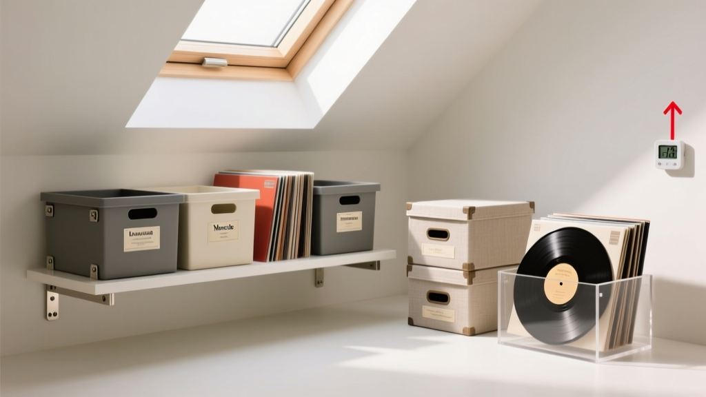 Storing Vinyl Records in Attics: Temperature Cycling Dama...