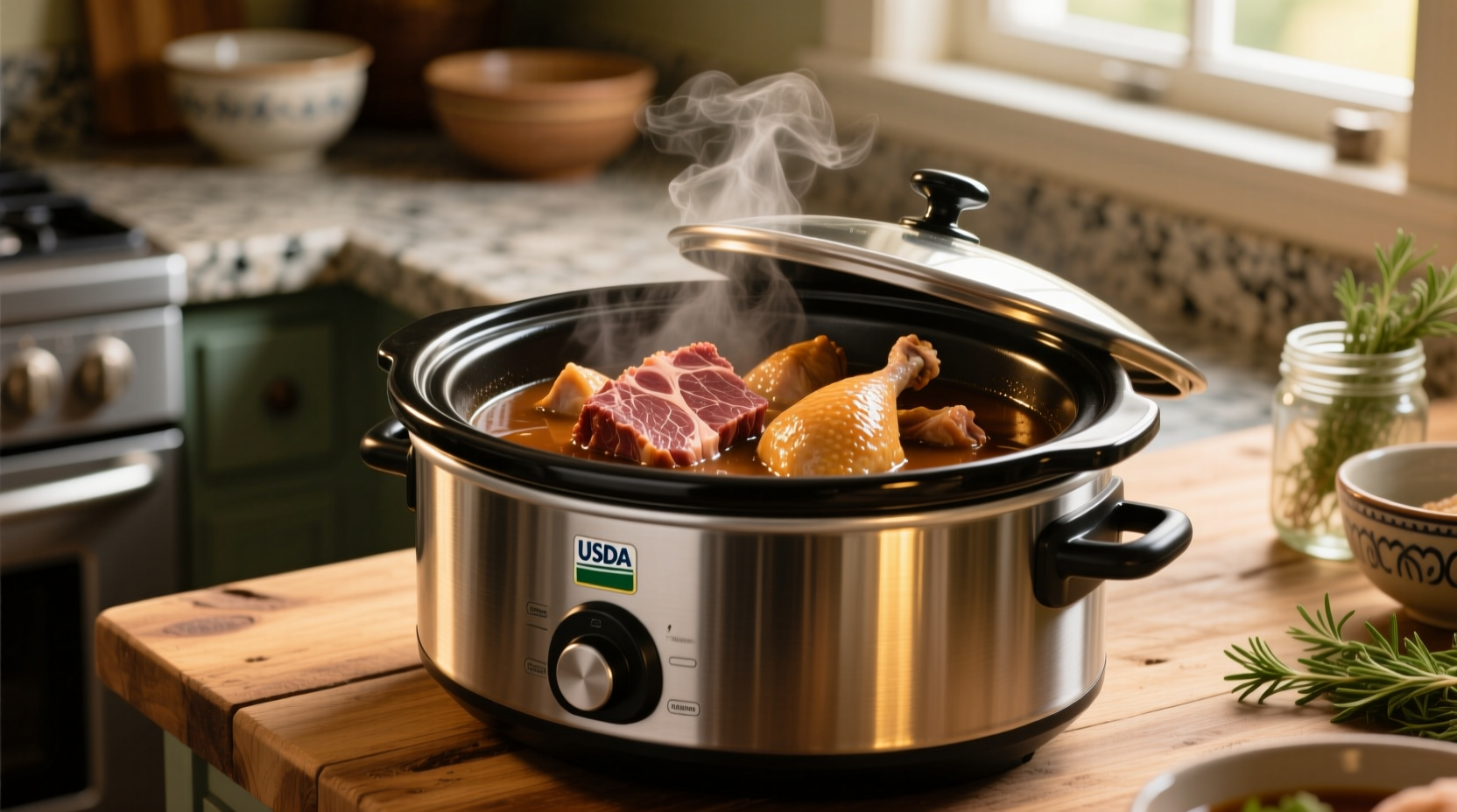 usda frozen meat poultry slow cooker