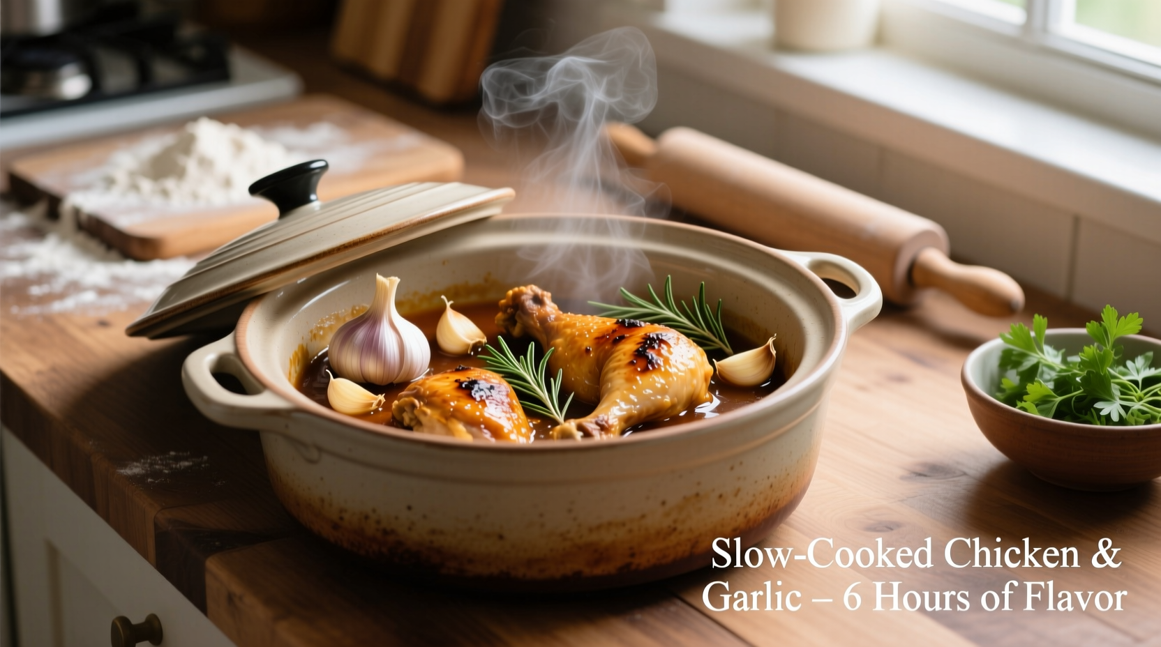 Perfect Slow Cooker Chicken and Garlic Recipe (Easy & Tender)