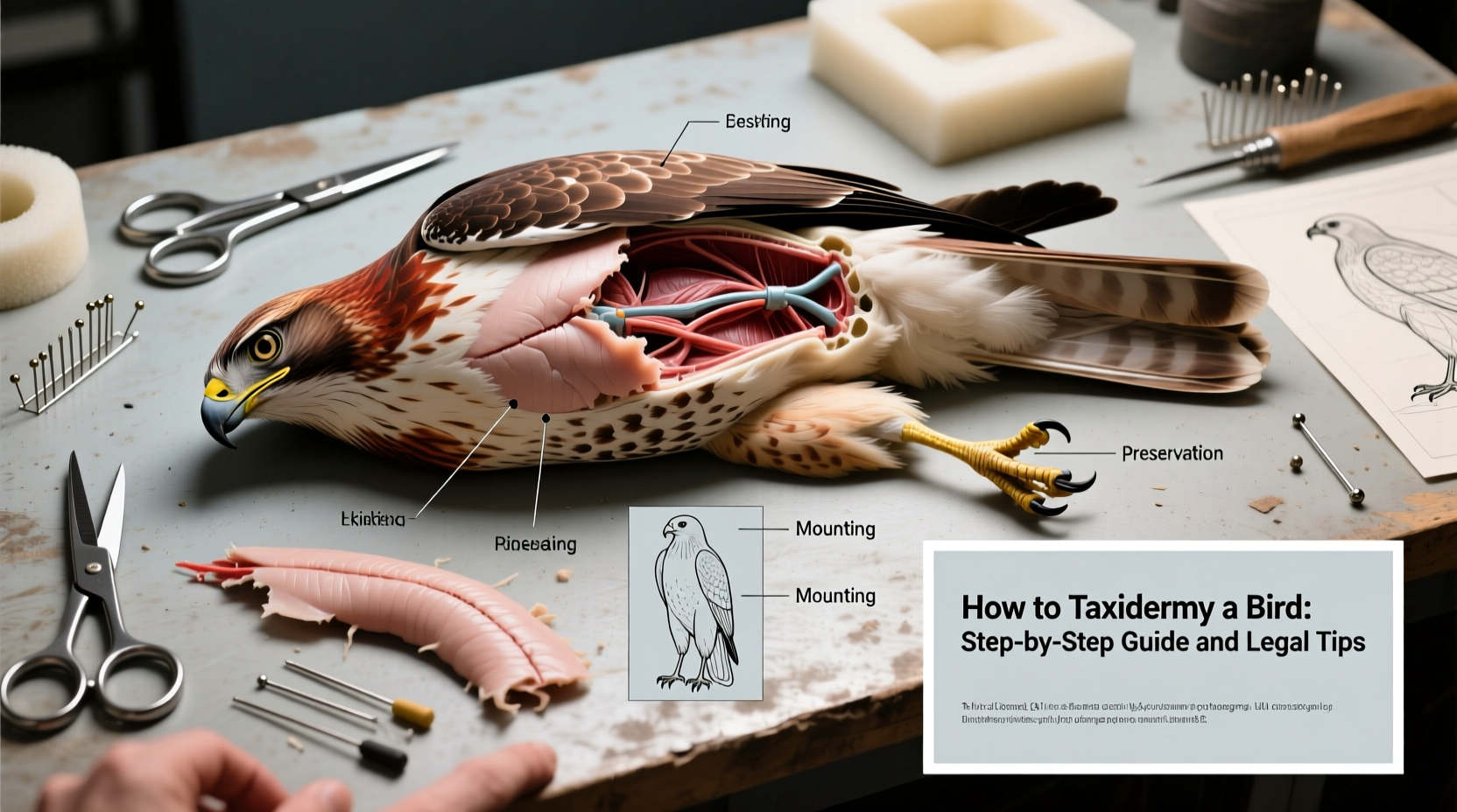 how to taxidermy a bird