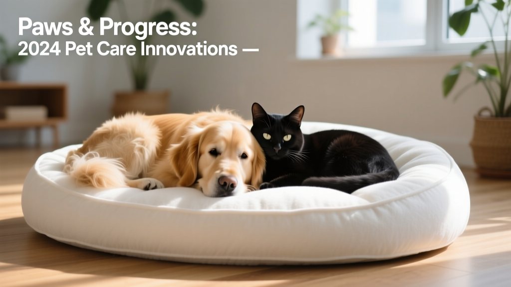 Two pets curled up side-by-side on a cozy white pet bed