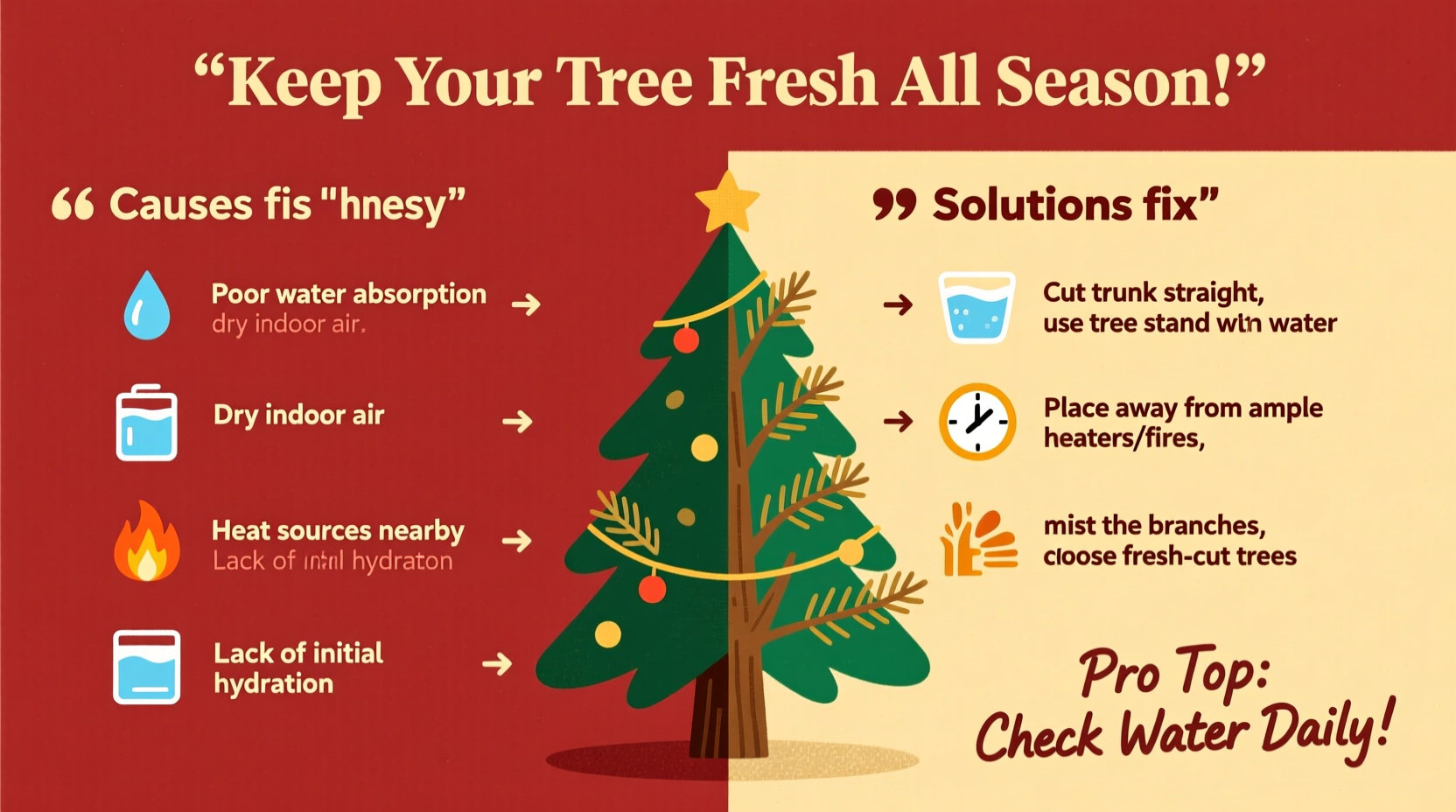 why does my christmas tree keep drying out too fast and how to fix it