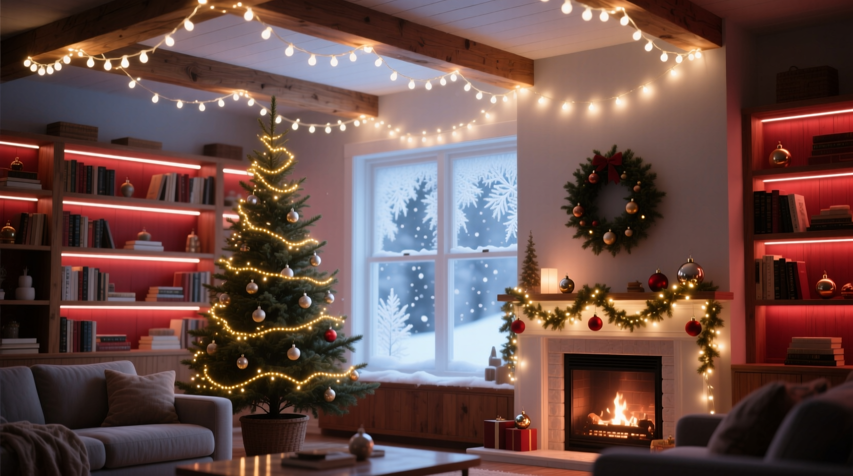 how to layer christmas lighting for depth without overdoing brightness