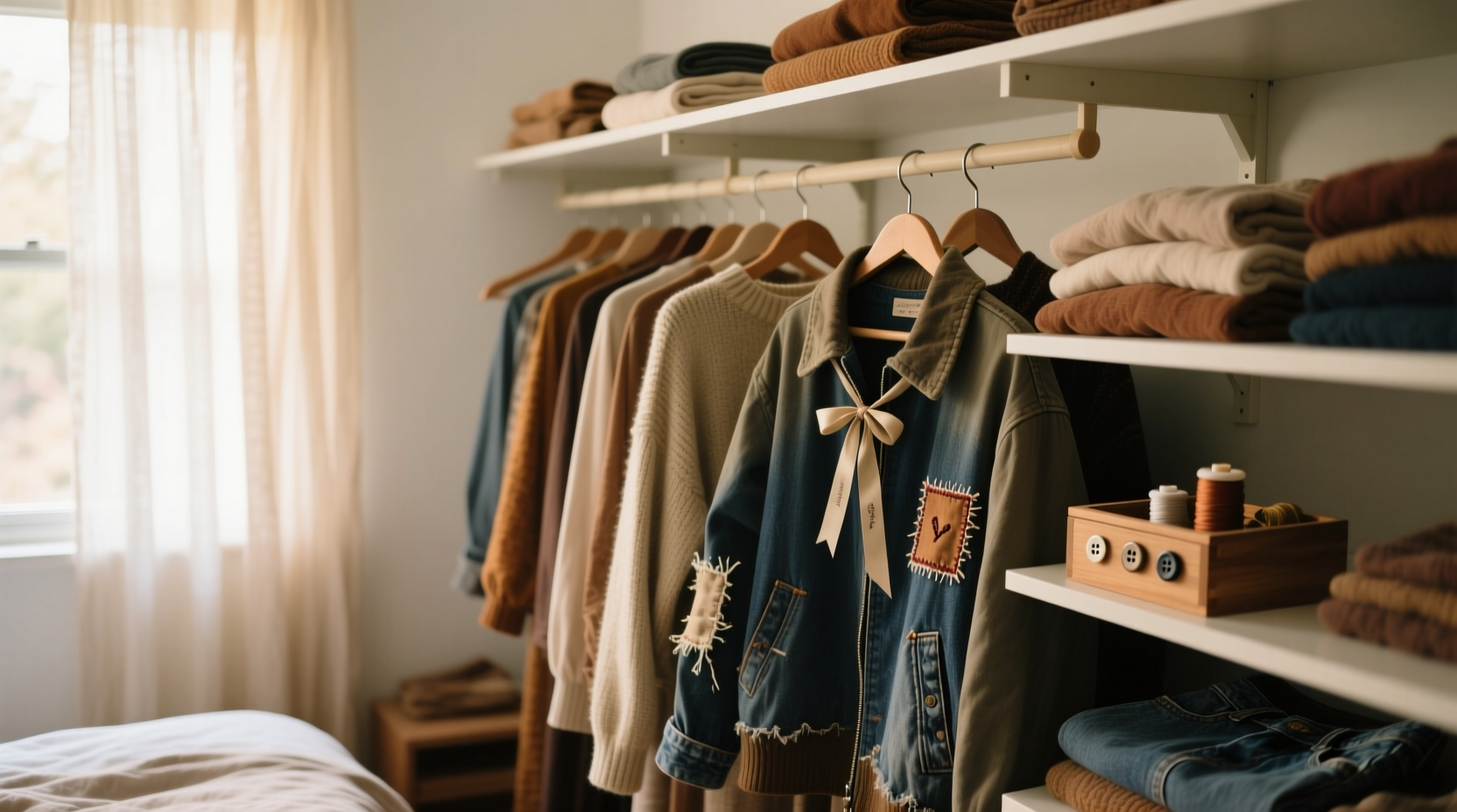 closet organization tips for slow fashion