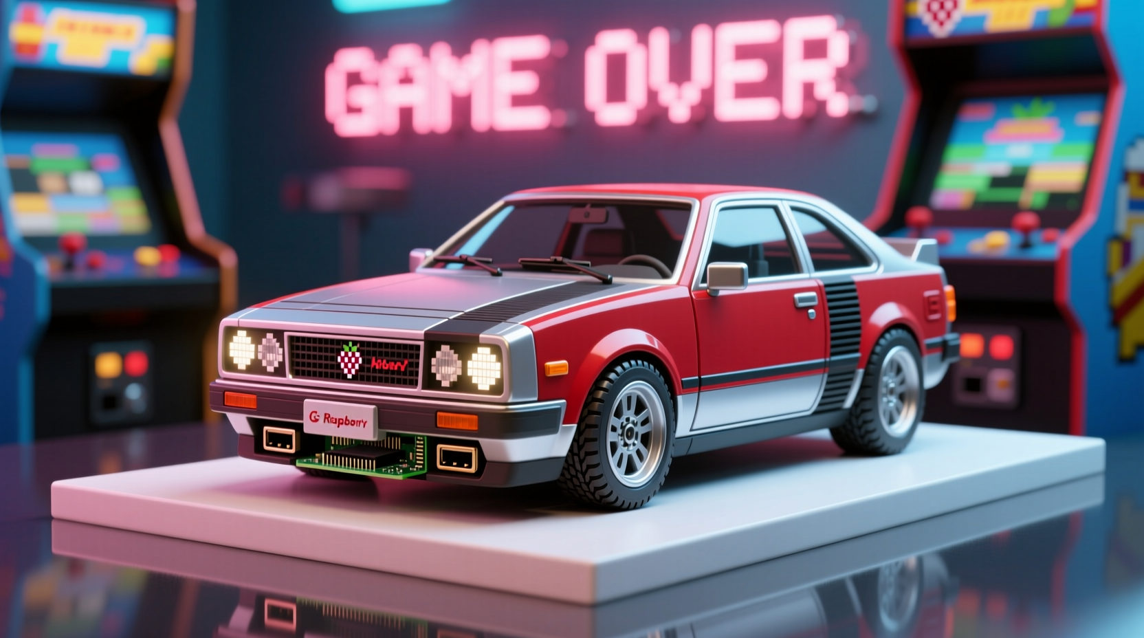 this mini nes raspberry pi case accepts micro sized car