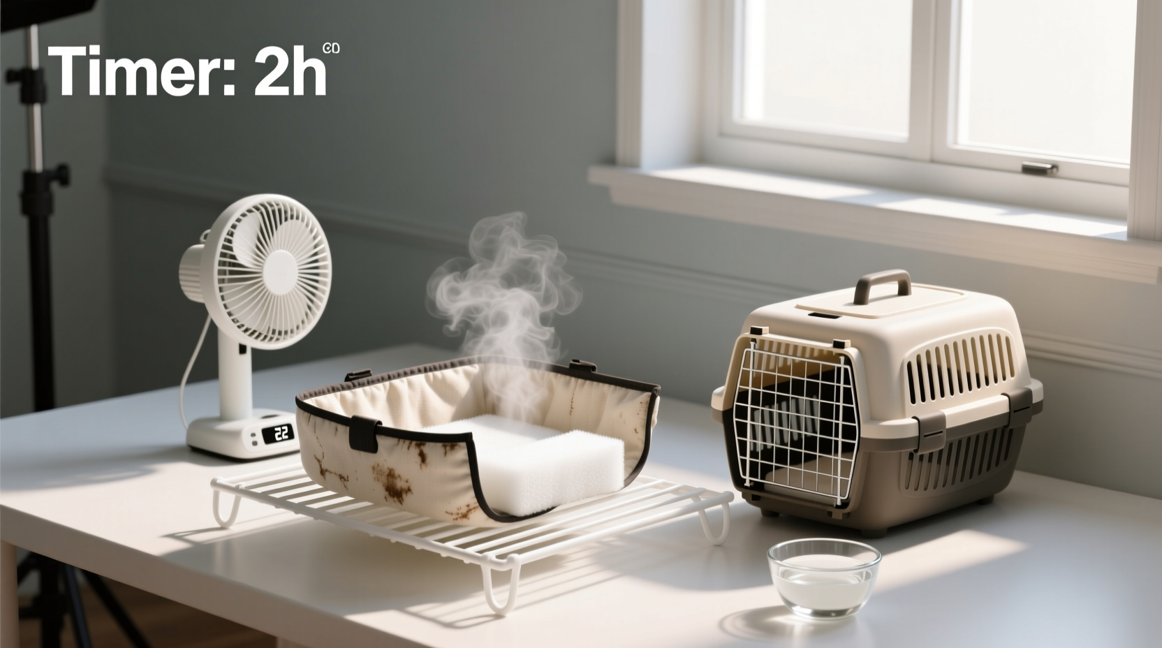 how to clean pet carrier liners without mold