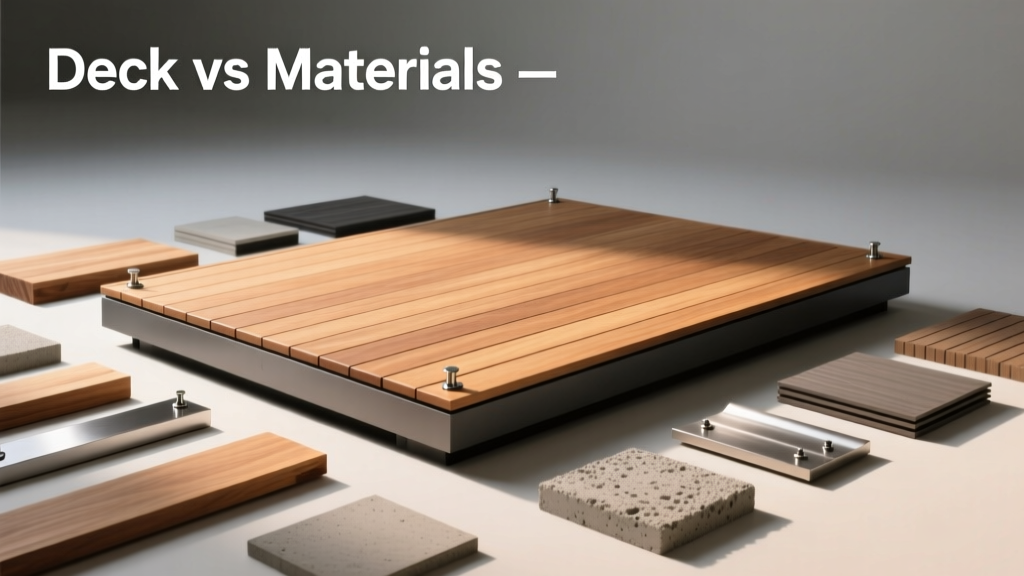 Deck vs. Materials: Choosing the Right Build for Durability, Cost, and Aesthetics
