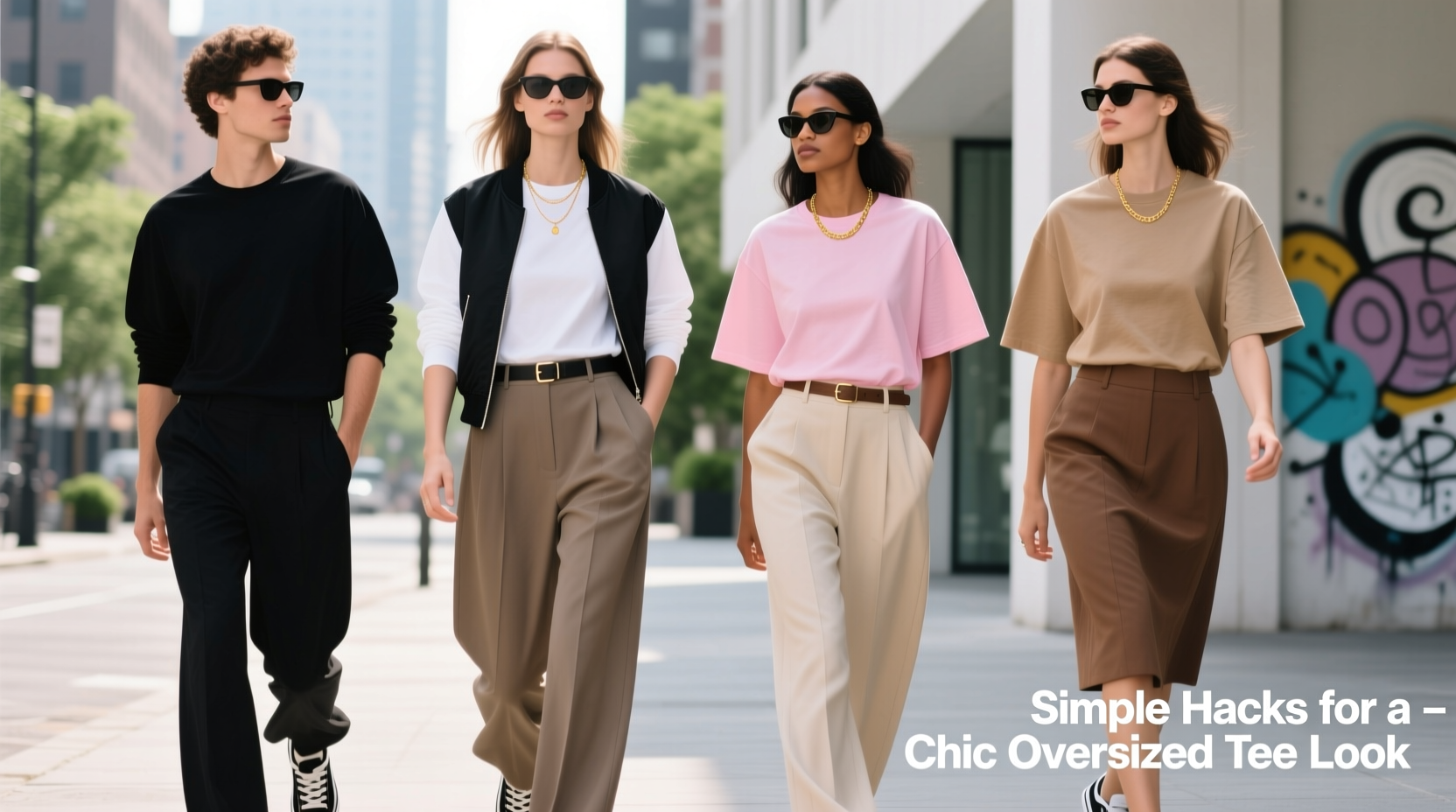 how to style oversized t shirts without looking sloppy simple hacks for a chic look