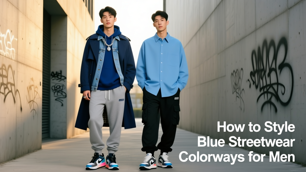 How to Style Blue Streetwear for Men: Trend Guide 2024