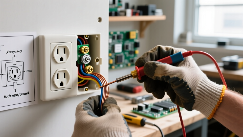 Wiring an Always Hot Electrical Outlet Plug: Diagram & Safety Guide