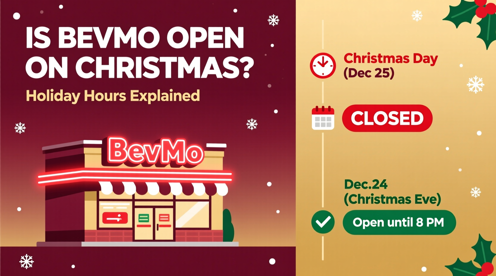 is bevmo open on christmas