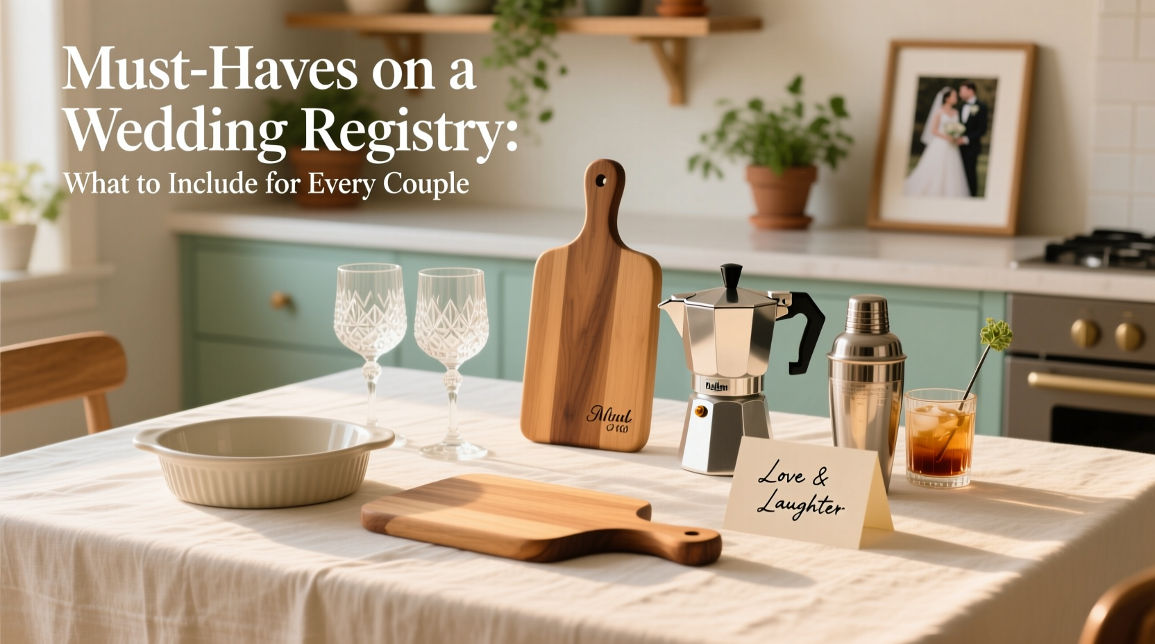 must haves on wedding registry