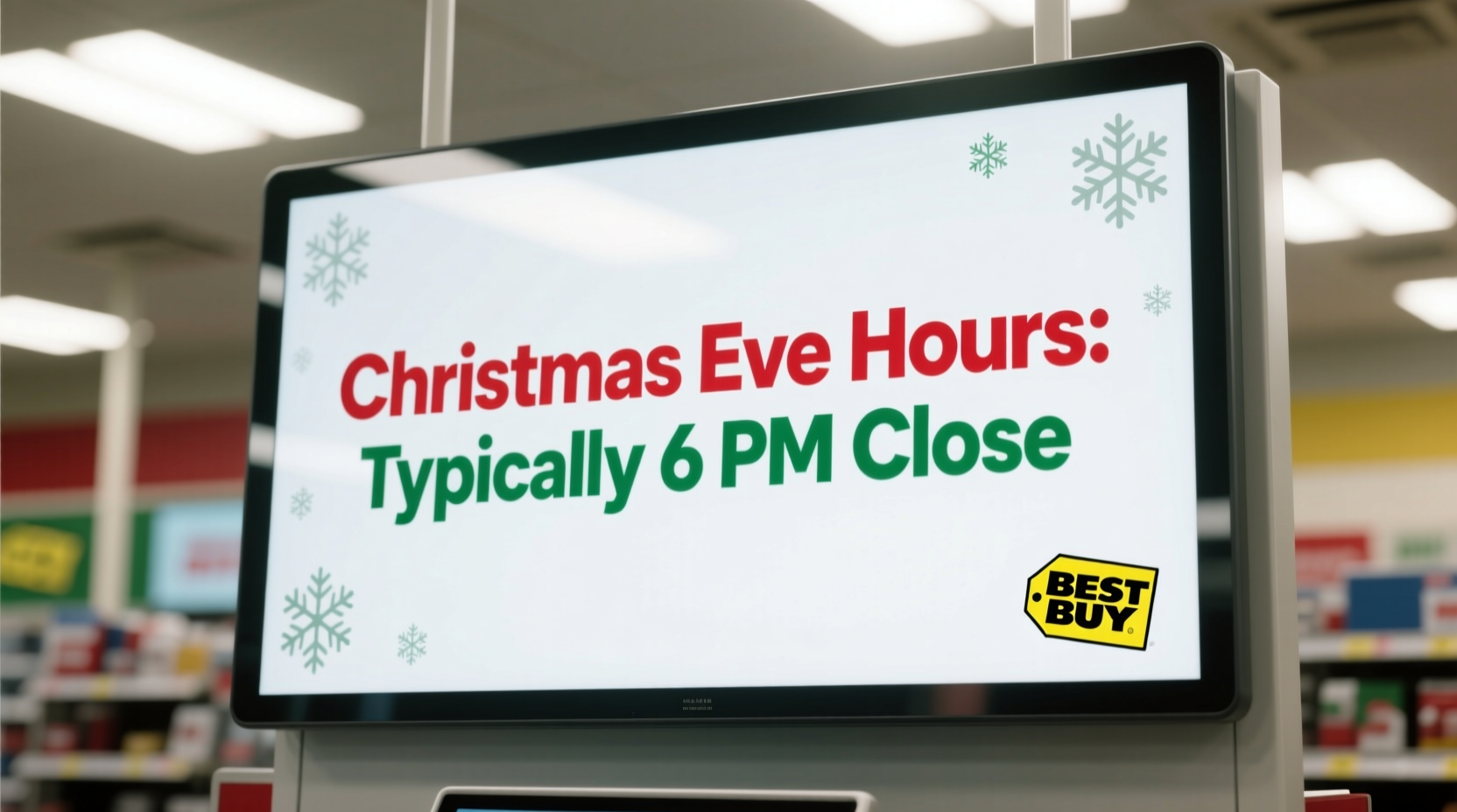 what time does best buy close on christmas eve