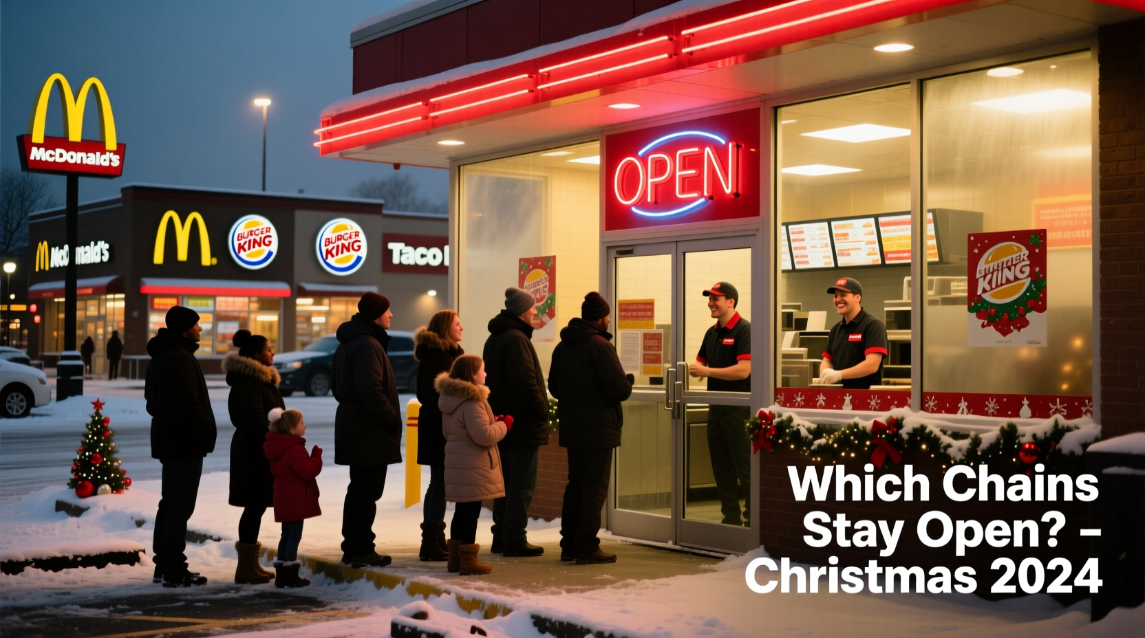 what fast food open on christmas