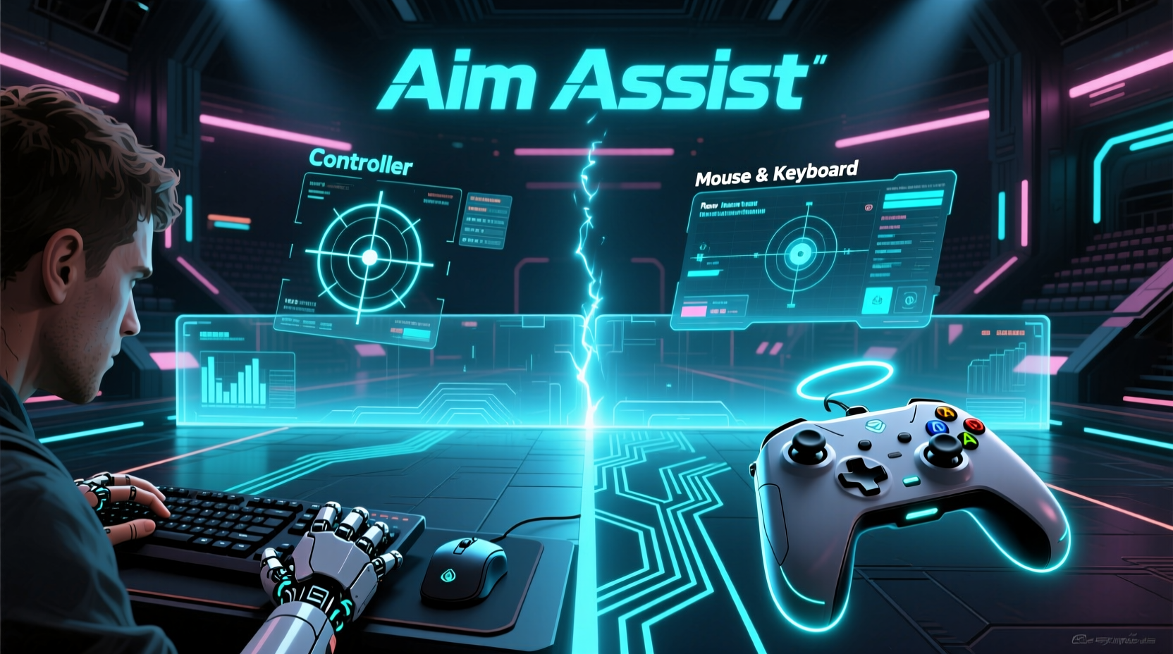 controller vs mouse and keyboard for fps is aim assist really cheating or leveling the field