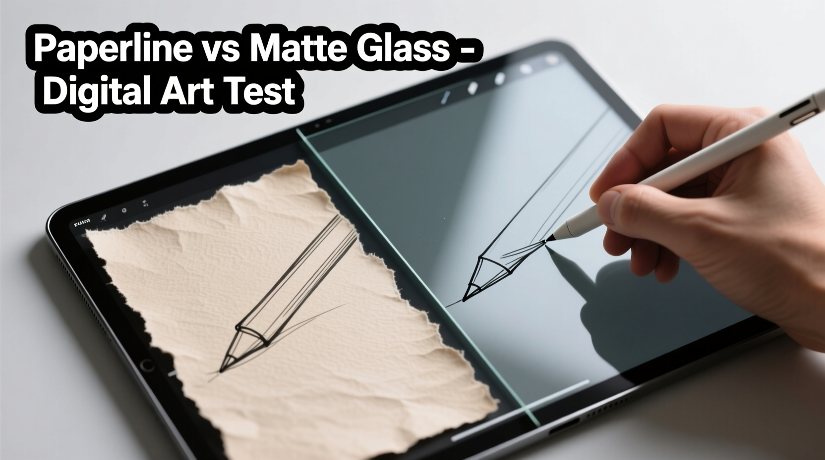 paperlike screen protector vs matte glass is it actually good for digital art