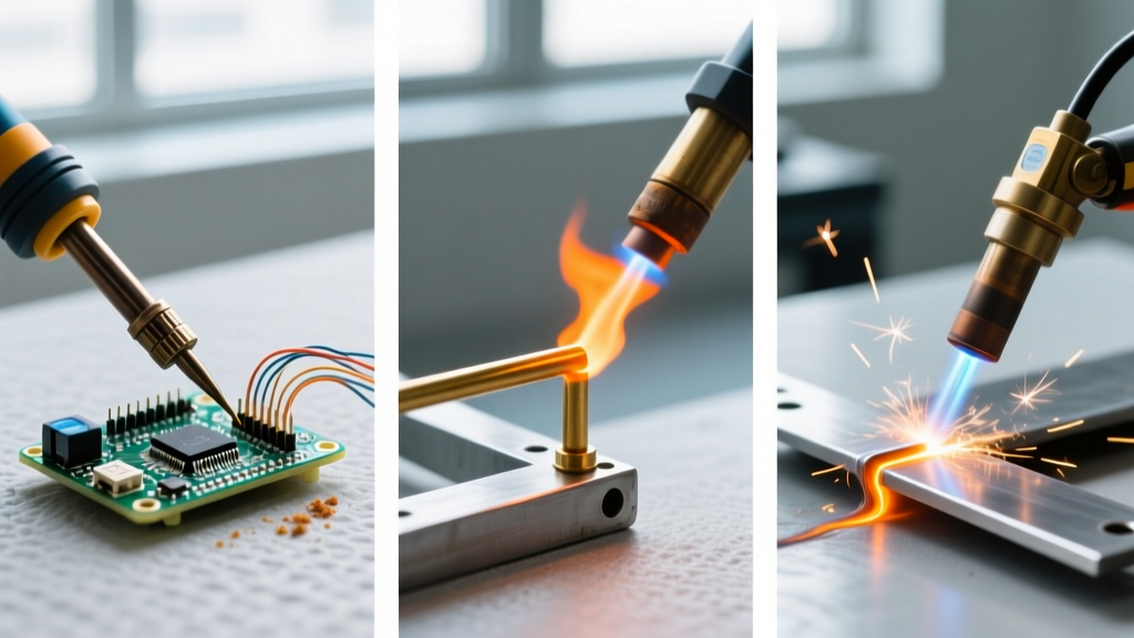 The Difference Between Welding, Soldering, and Brazing: Beginner Guide