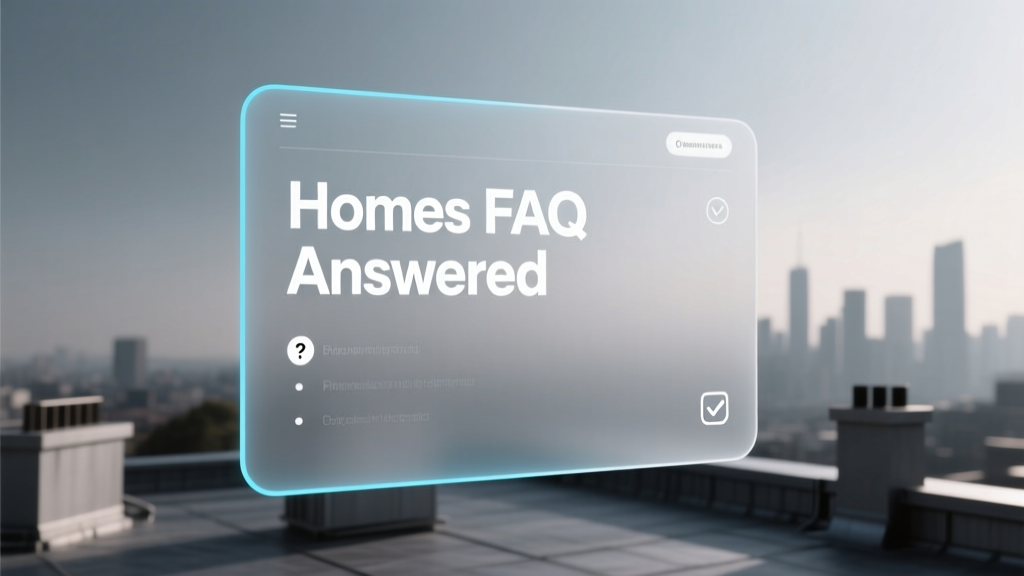 Homes FAQ Answered: Practical, Data-Driven Answers for Homebuyers and Owners