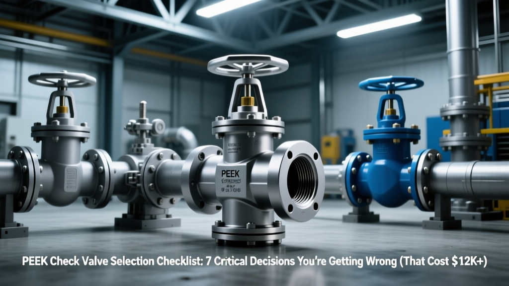 PEEK Check Valve Selection: 7 Costly Mistakes to Avoid