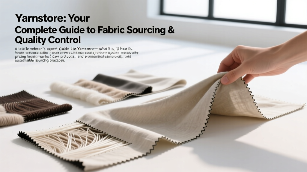 Yarnstore: Your Complete Guide to Fabric Sourcing & Quality Control