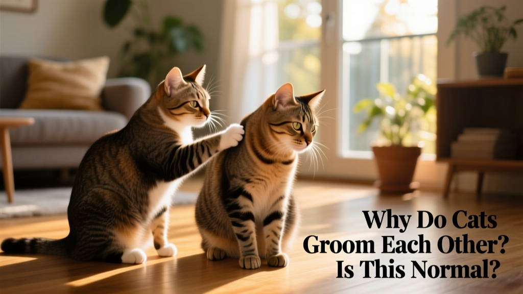 Why Do Cats Groom Each Other? Is This Normal?