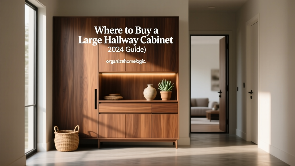 Where to Buy a Large Hallway Cabinet (2024 Guide)