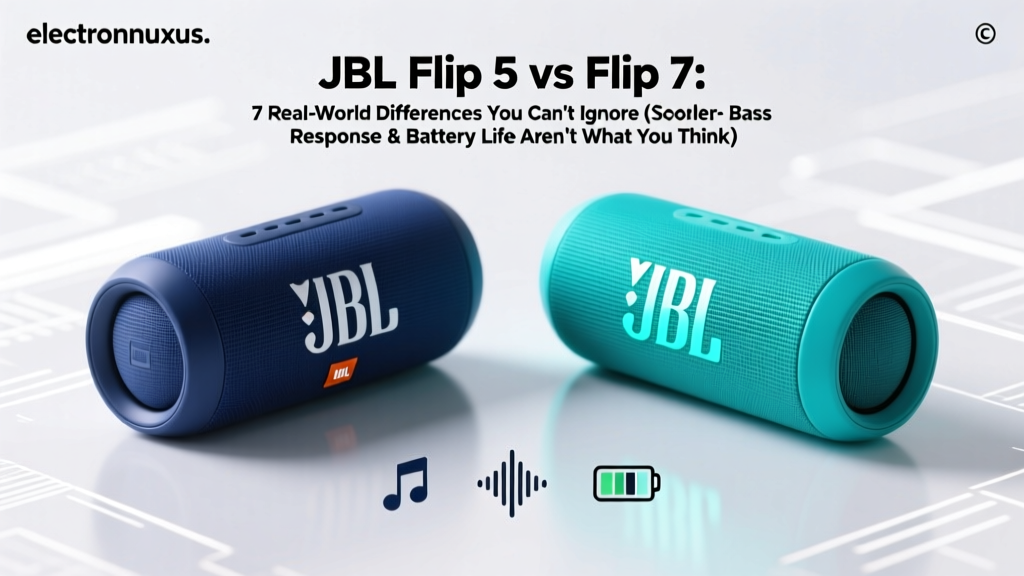JBL Flip 5 vs Flip 7: 7 Real-World Differences You Can’t Ignore (Spoiler: Bass Response & Battery Life Aren’t What You Think)