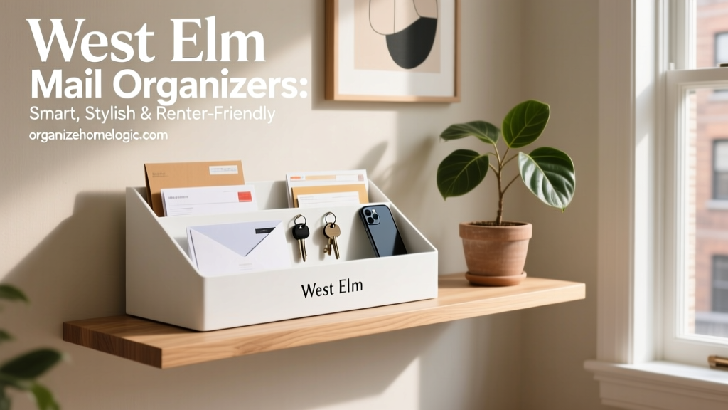 West Elm Mail Organizers: Smart, Stylish & Renter-Friendly