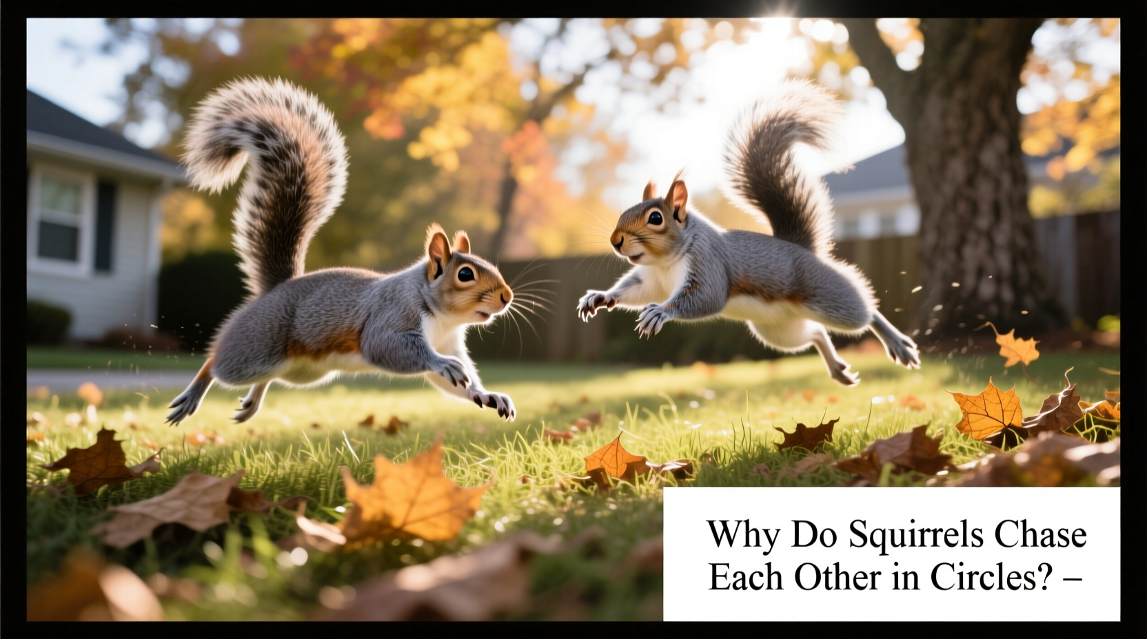 why do squirrels chase each other in circles decoding backyard behavior