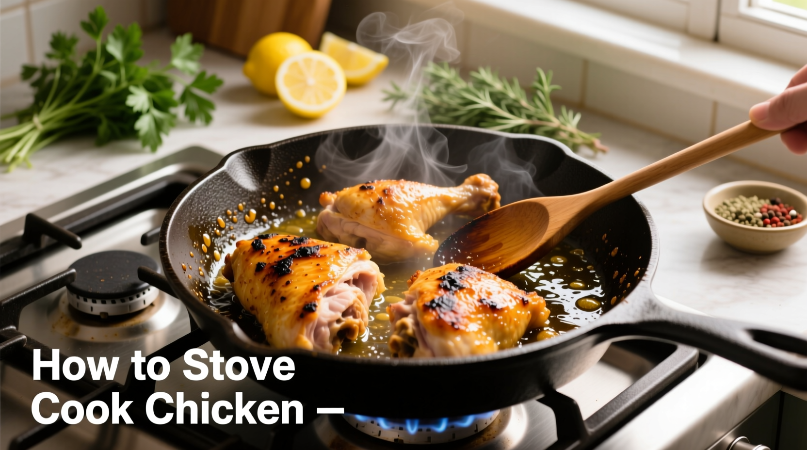 how to stove cook chicken