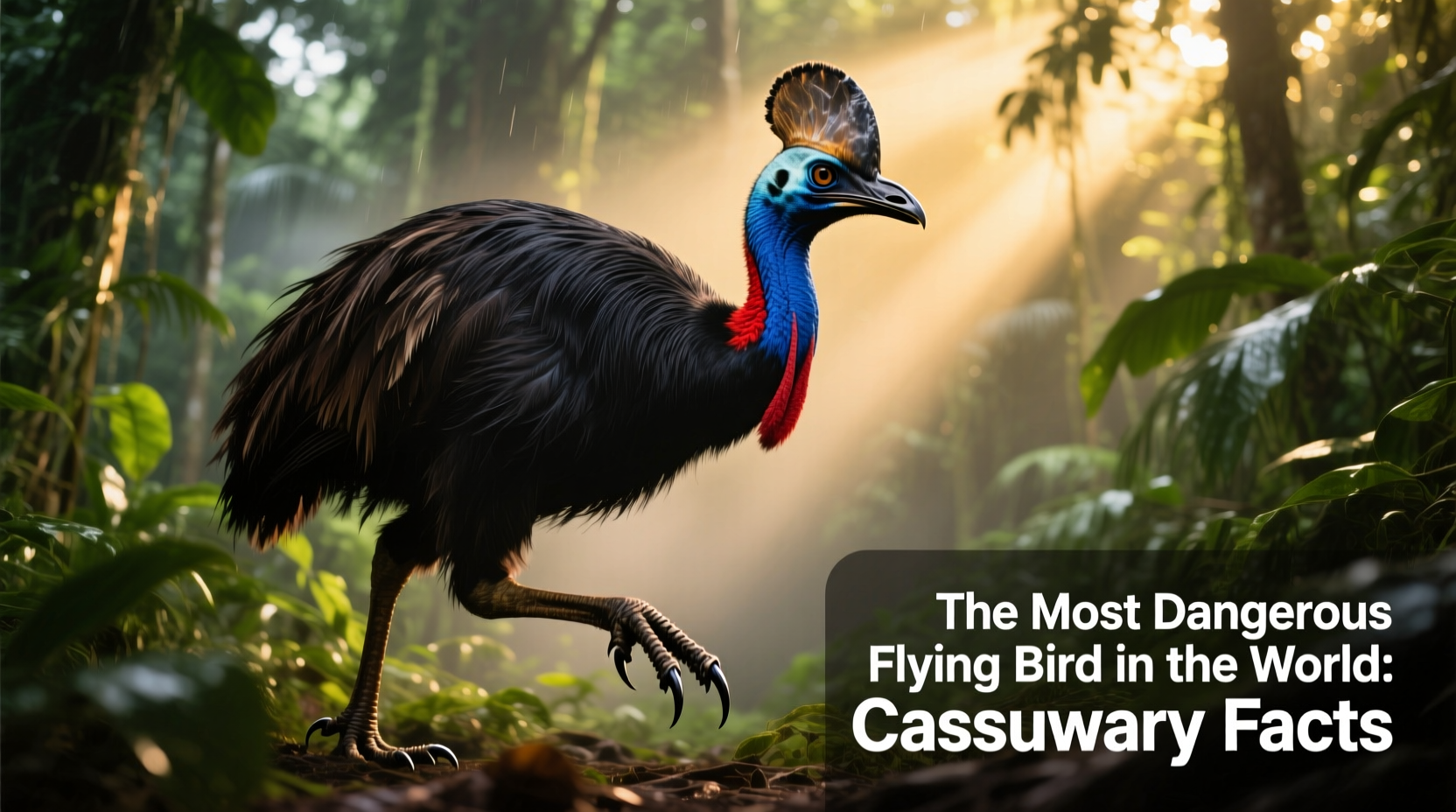 what is the most dangerous flying bird in the world