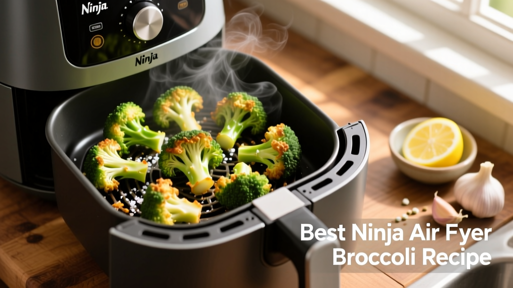 Best Ninja Air Fryer Broccoli Recipe (Crispy & Tender!)