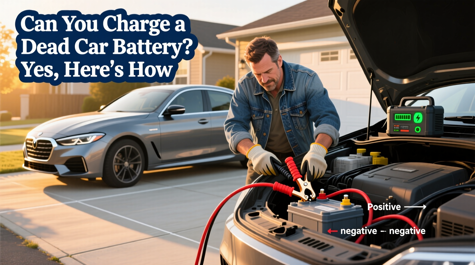 can you charge a dead car battery