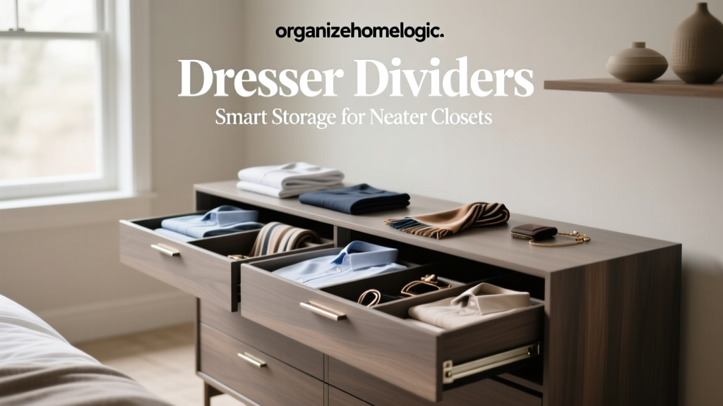Dresser Dividers: Smart Storage for Neater Closets