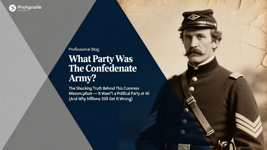 Confederate Army Party Misconception Explained