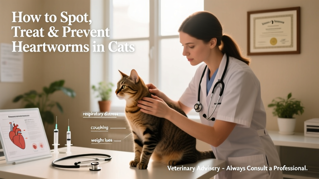 How to Spot, Treat, & Prevent Heartworms in Cats