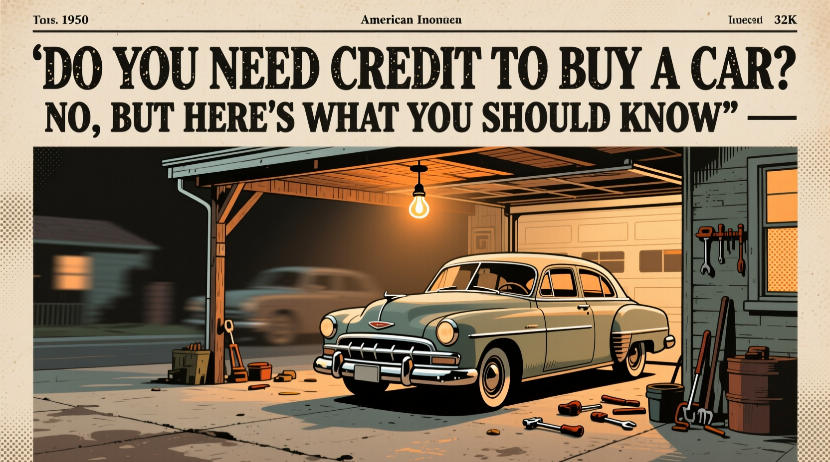 do you need credit to buy a car
